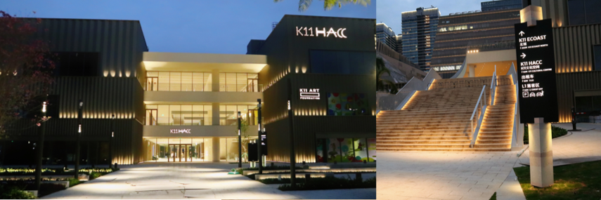 Shopping mall wayfinding signage solution with tenant directories, directional signs and retail branding systems
